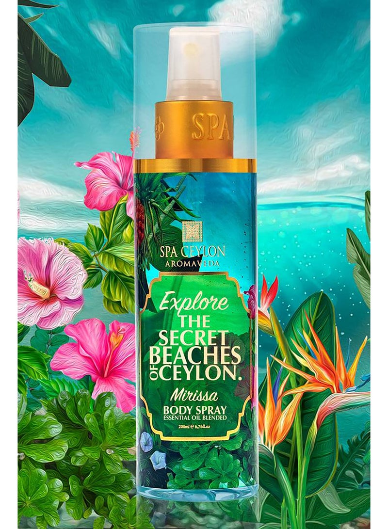 SPA CEYLON Mirissa Body Spray | Women's Fragrance Spray | Fruity and Refreshing Beach Summer Fragrance | 200ml - Image 2